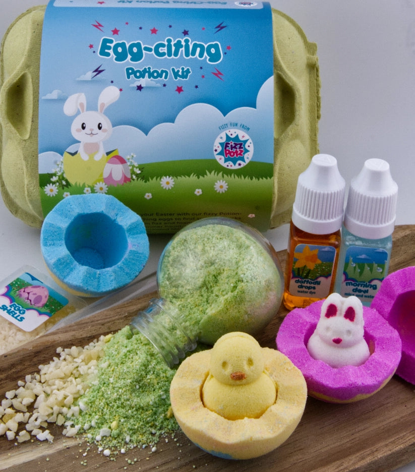 Egg-Citing Egg Box - Fizzy Easter Potion Making Kit for kids