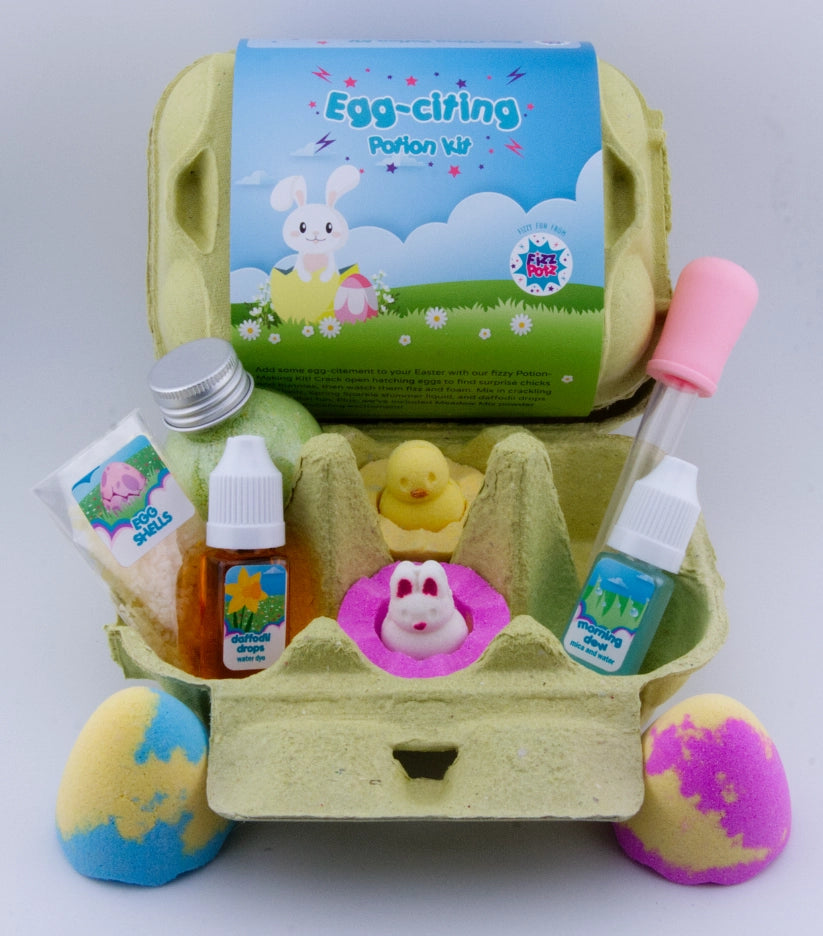 Egg-Citing Egg Box - Fizzy Easter Potion Making Kit for kids