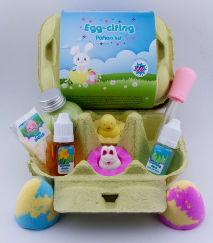 Egg-Citing Egg Box - Fizzy Easter Potion Making Kit for kids